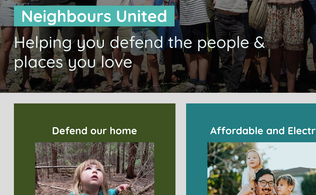 What is Neighbours United deep canvassing?