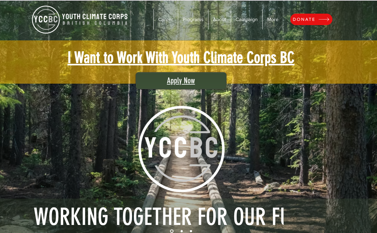 What is the Youth Climate Corps?